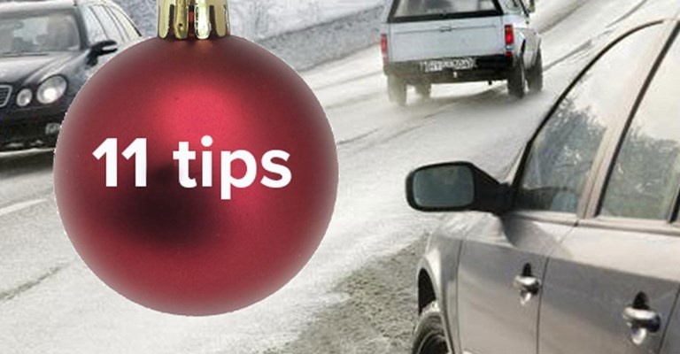 11 tips inför jul- och nyårstrafiken